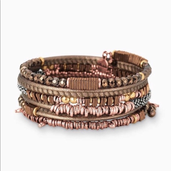 Stella & Dot Jewelry - Stella & Dot Jarne Coil Bracelet - Bronze